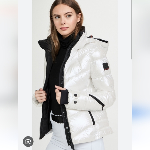 Bogner Fire and Ice Saelly Quilted Ski Jacket Off White - Picture 2 of 13